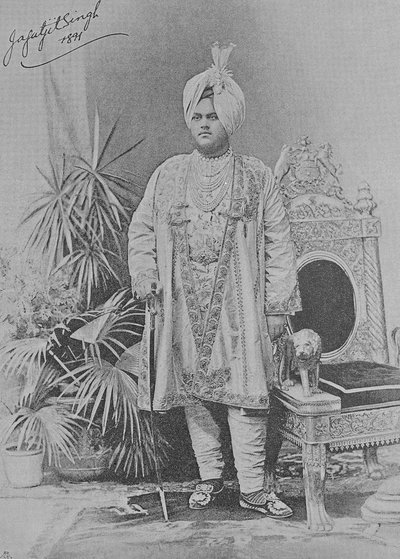 Jagatjit Singh z Kapurthala, 1891 od English Photographer